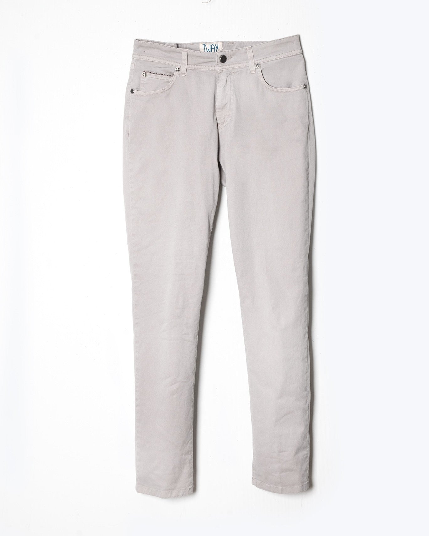 PANTALON 5 BOLSILLOS TWAY 00550/GRIS CLARO / 58