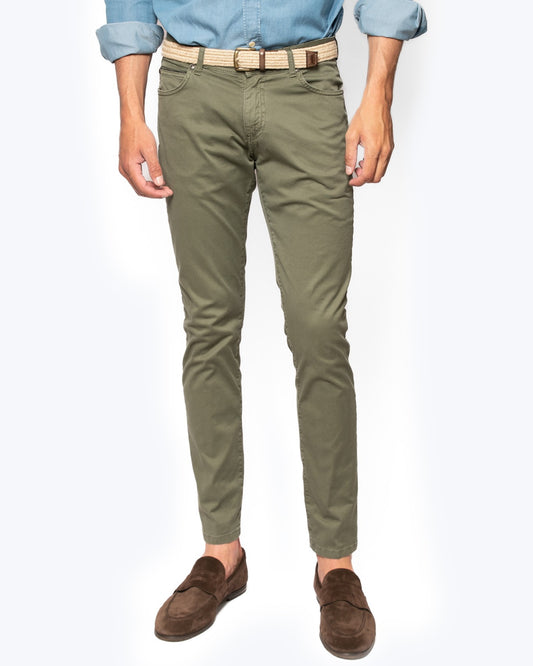 PANTALON 5 BOLSILLOS TWAY 00562/VERDE / 56