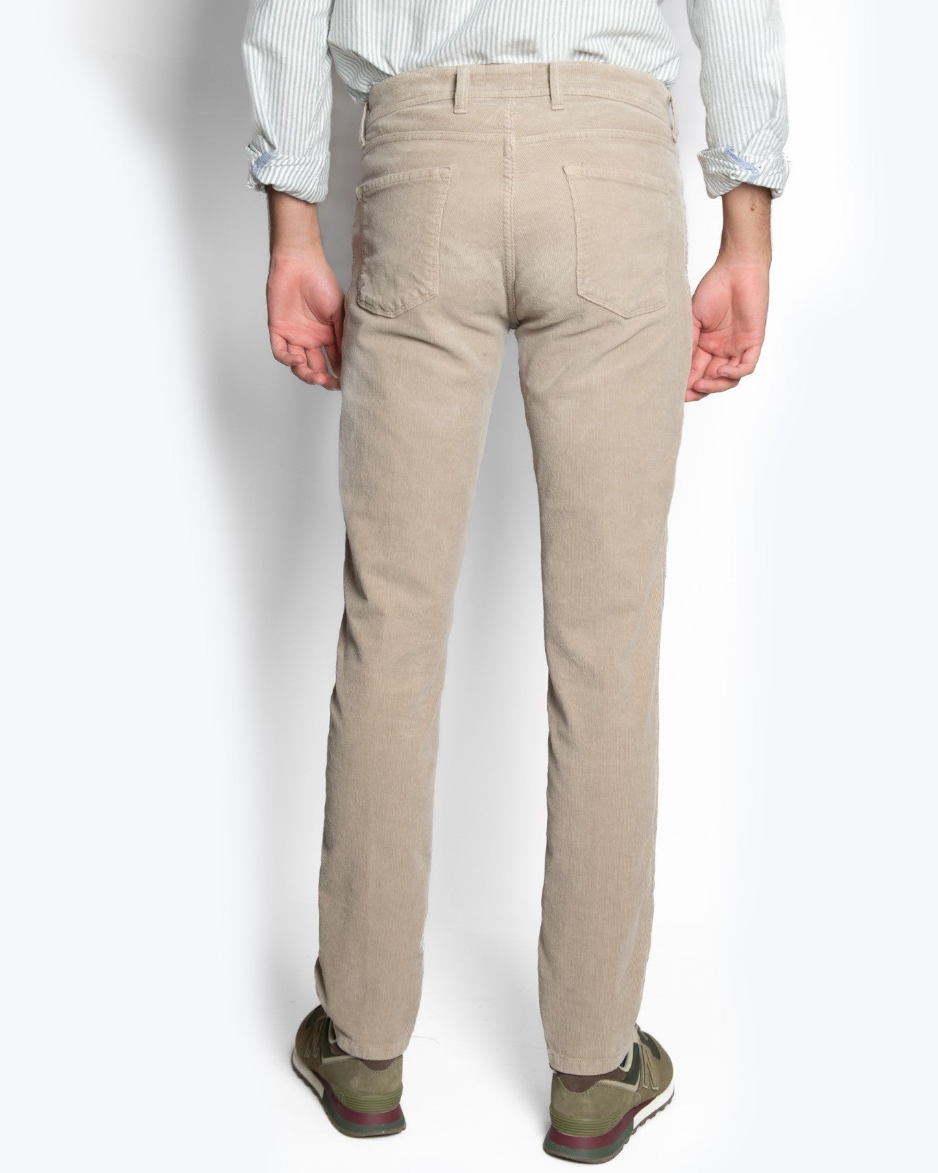 PANTALÓN PANA TWAY 593/PANA BEIGE OSCURO. / 56