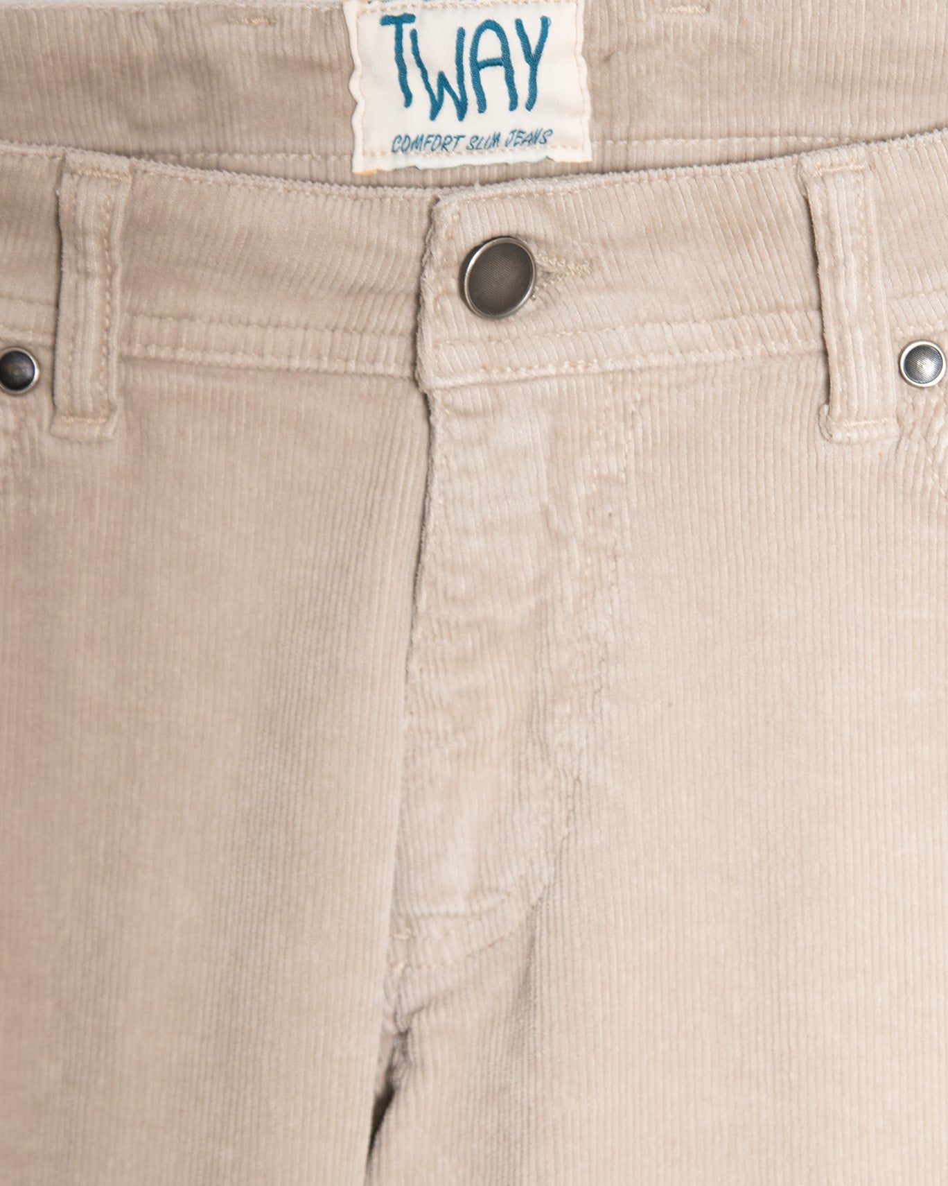 PANTALÓN PANA TWAY 593/PANA BEIGE OSCURO. / 56