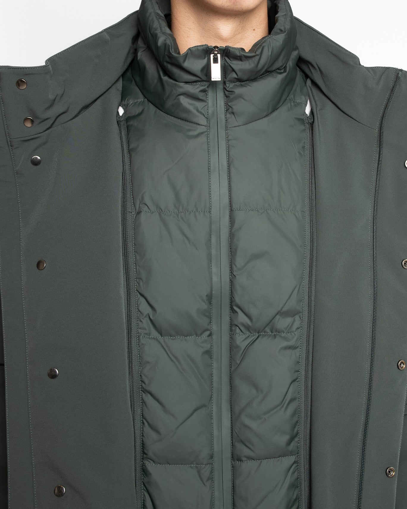 PARKA PAOLONI 38/GRIS / 56