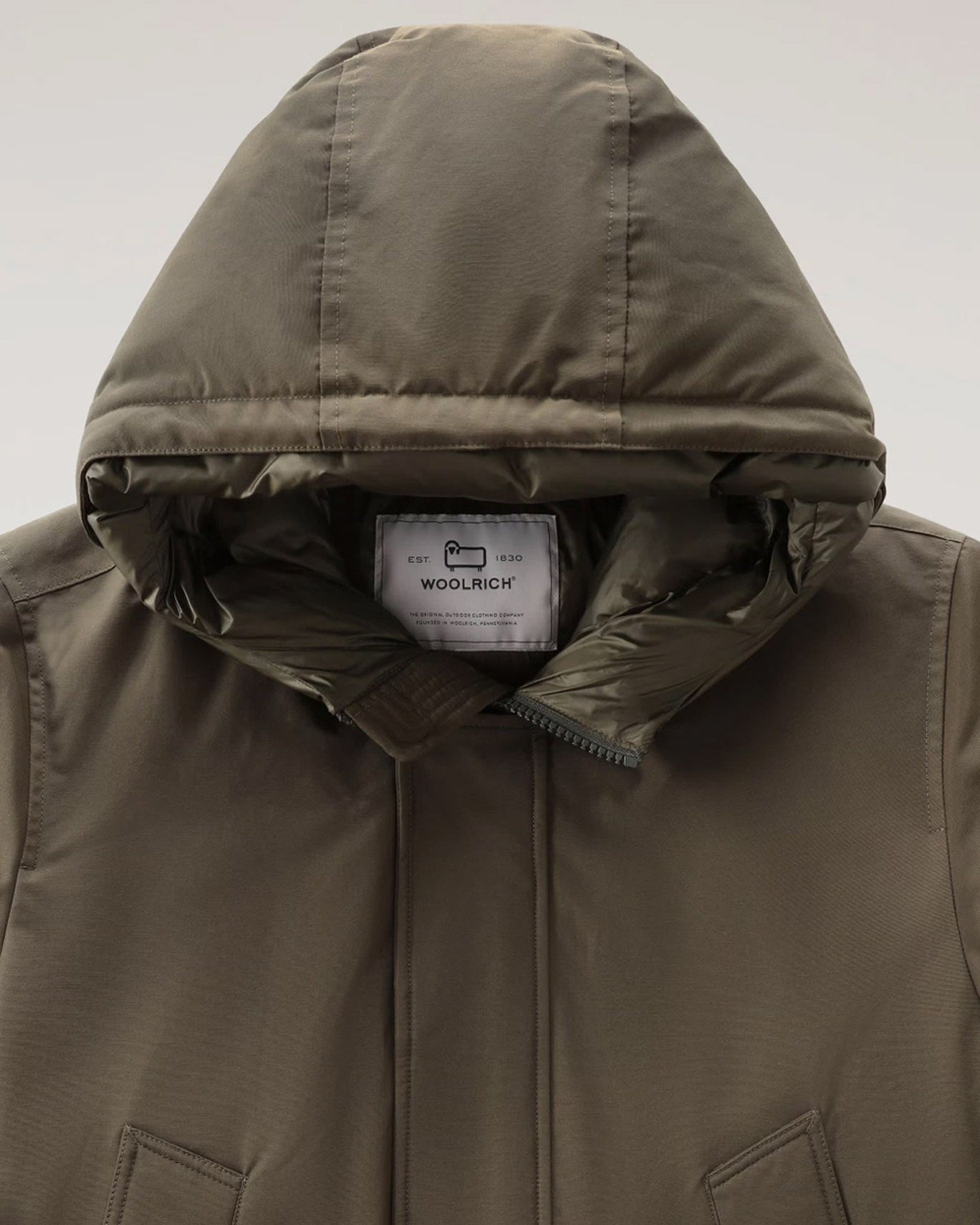 PARKA POLAR HIGH COLLAR WOOLRICH DAG/VERDE / XL