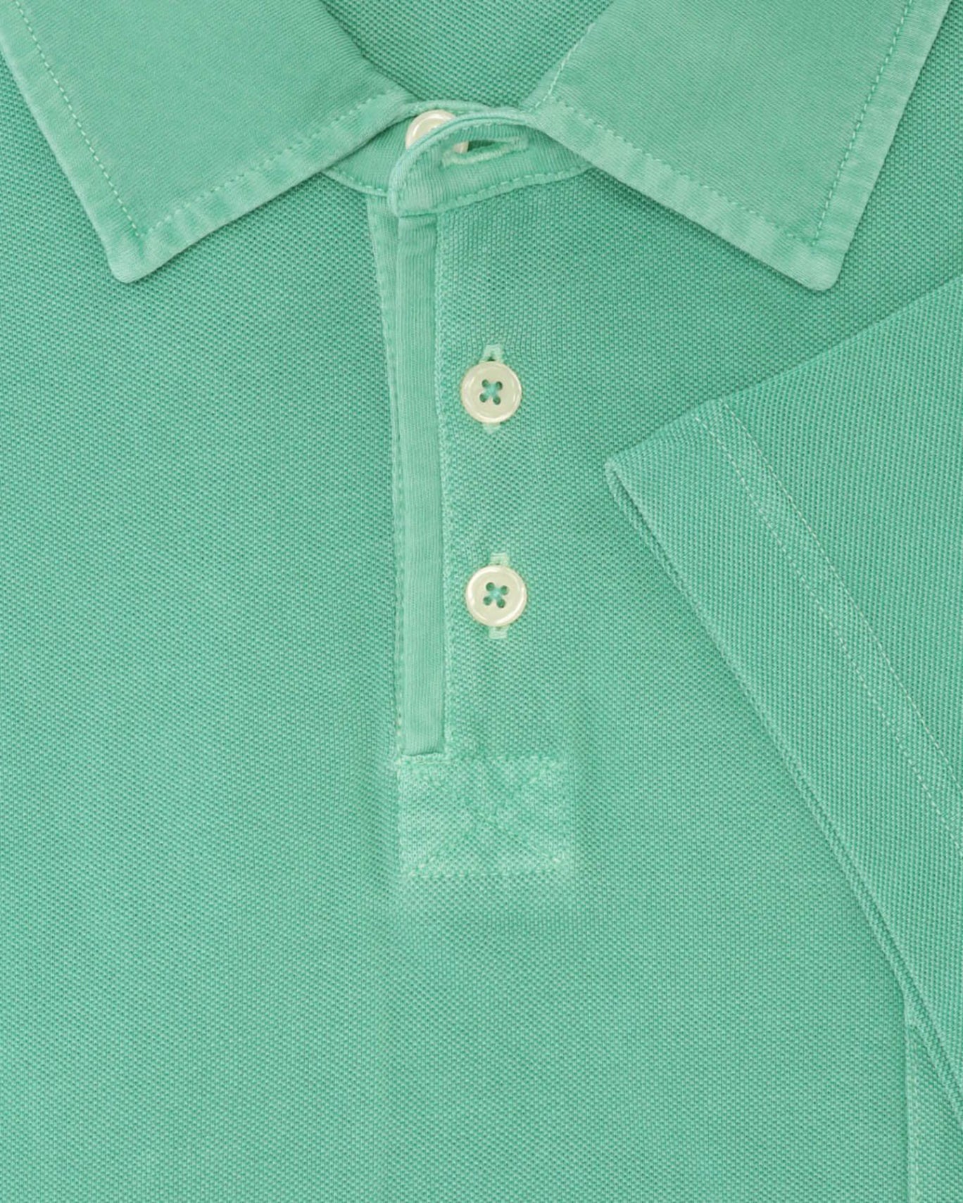 POLO PIQUÉ MANGA CORTA BREUER 13/PIQUE VERDE CL. / 3XL