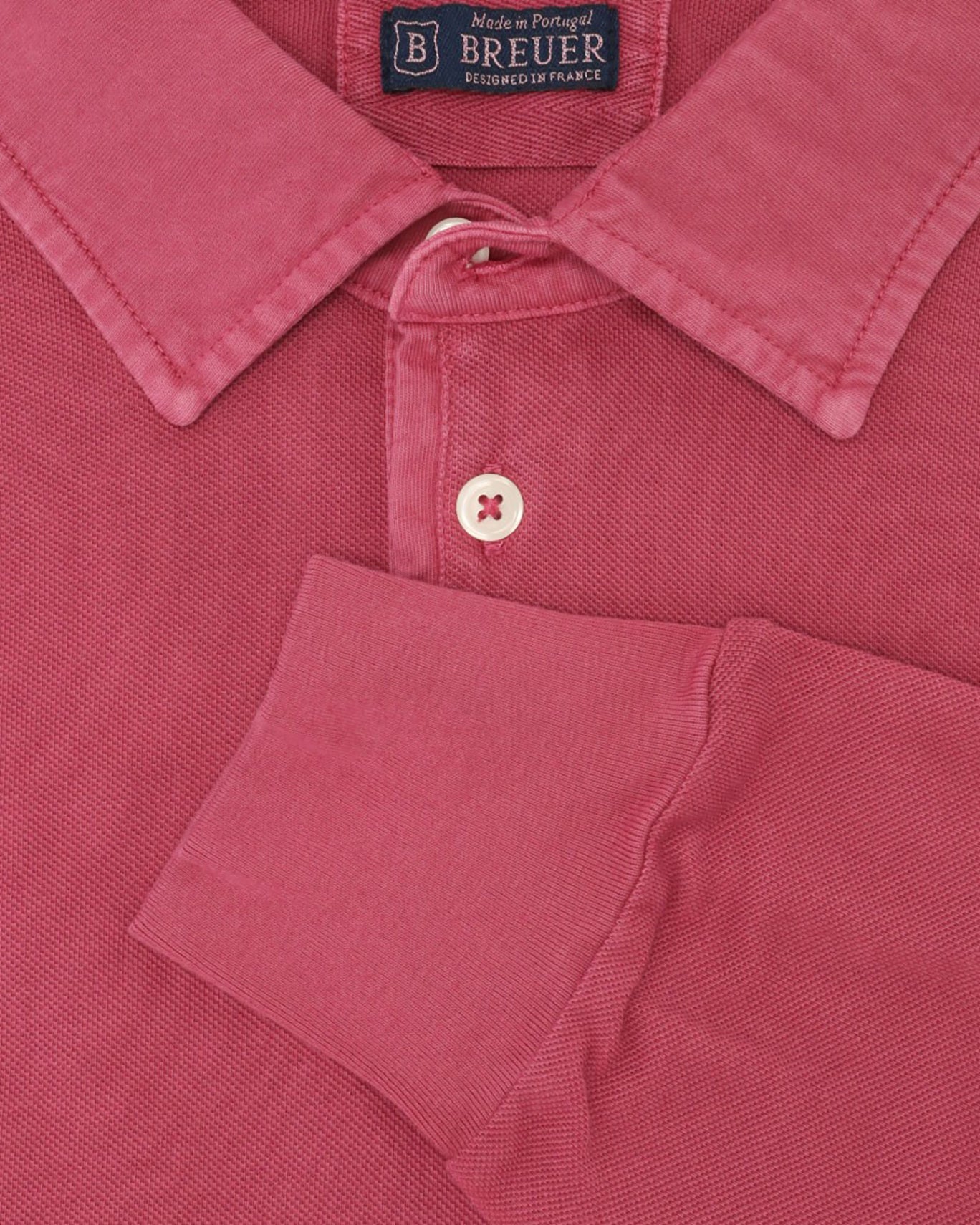 POLO PIQUÉ MANGA LARGA BREUER 05/PIQUE ROSA / XXL