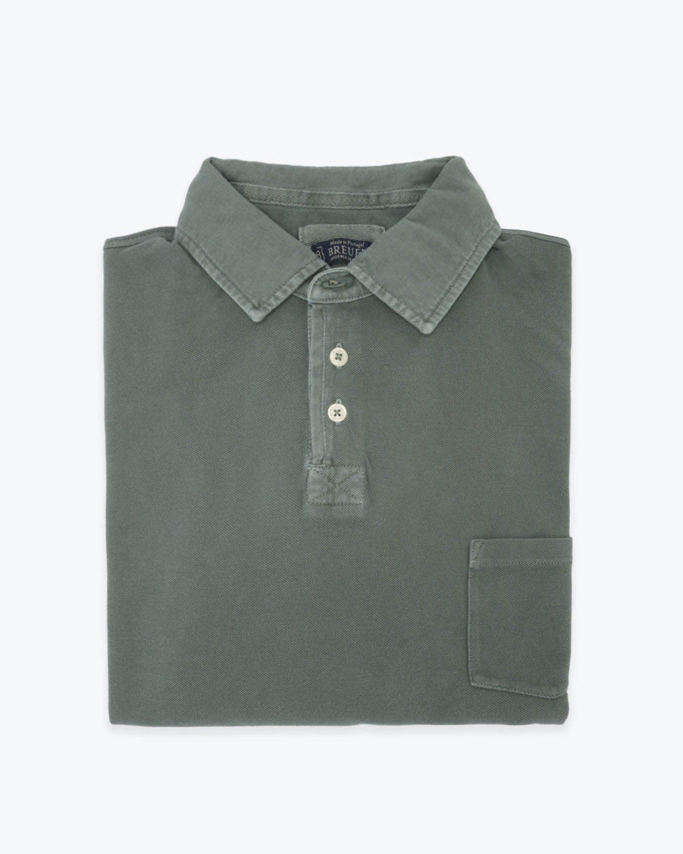 POLO PIQUÉ MANGA LARGA BREUER 06/PIQUE VERDE / 3XL