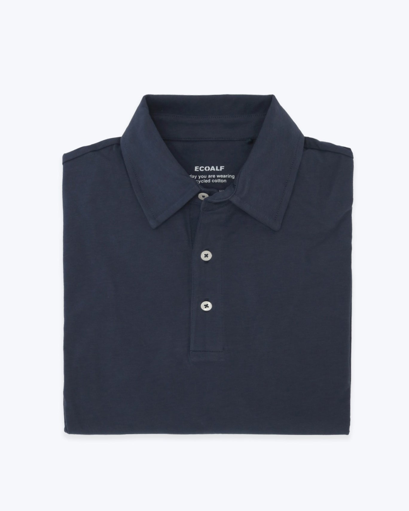 POLO JERSEY MANGA LARGA ECOALF 161/NAVY / XXL