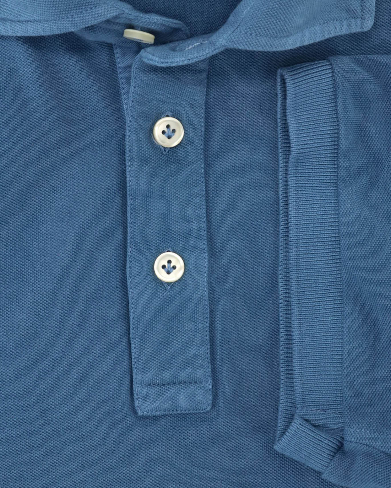 POLO PIQUÉ MANGA CORTA SONRISA 164/PIQUE AZUL / 4XL