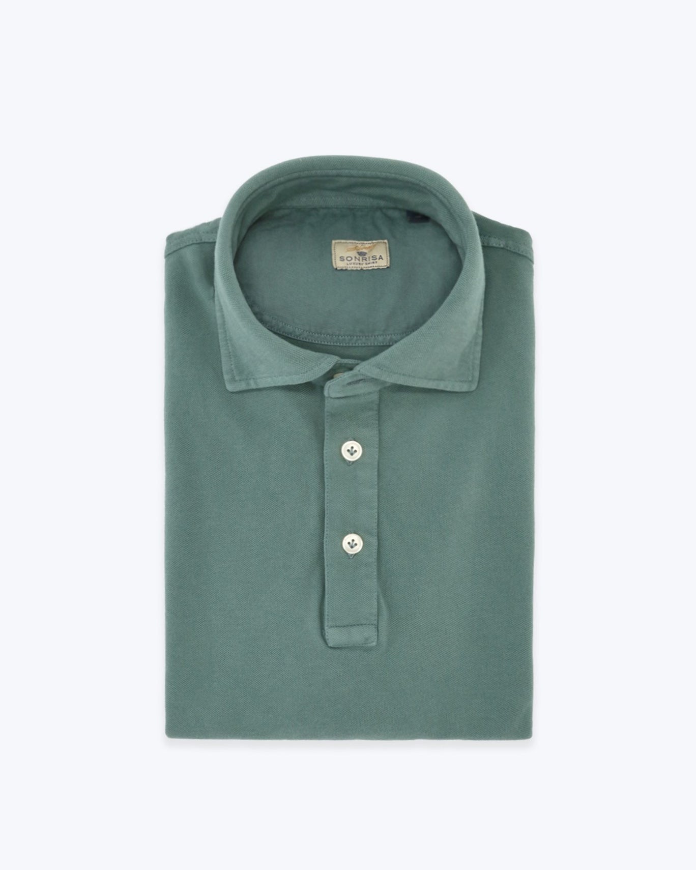 POLO PIQUÉ MANGA CORTA SONRISA 228/PIQUE VERDE / 4XL