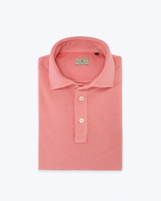 POLO EN PIQUÉ MANCHES COURTES SONRISA