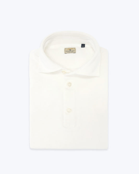 POLO PIQUÉ MANGA CORTA SONRISA F001/PIQUE BLANCO / 4XL