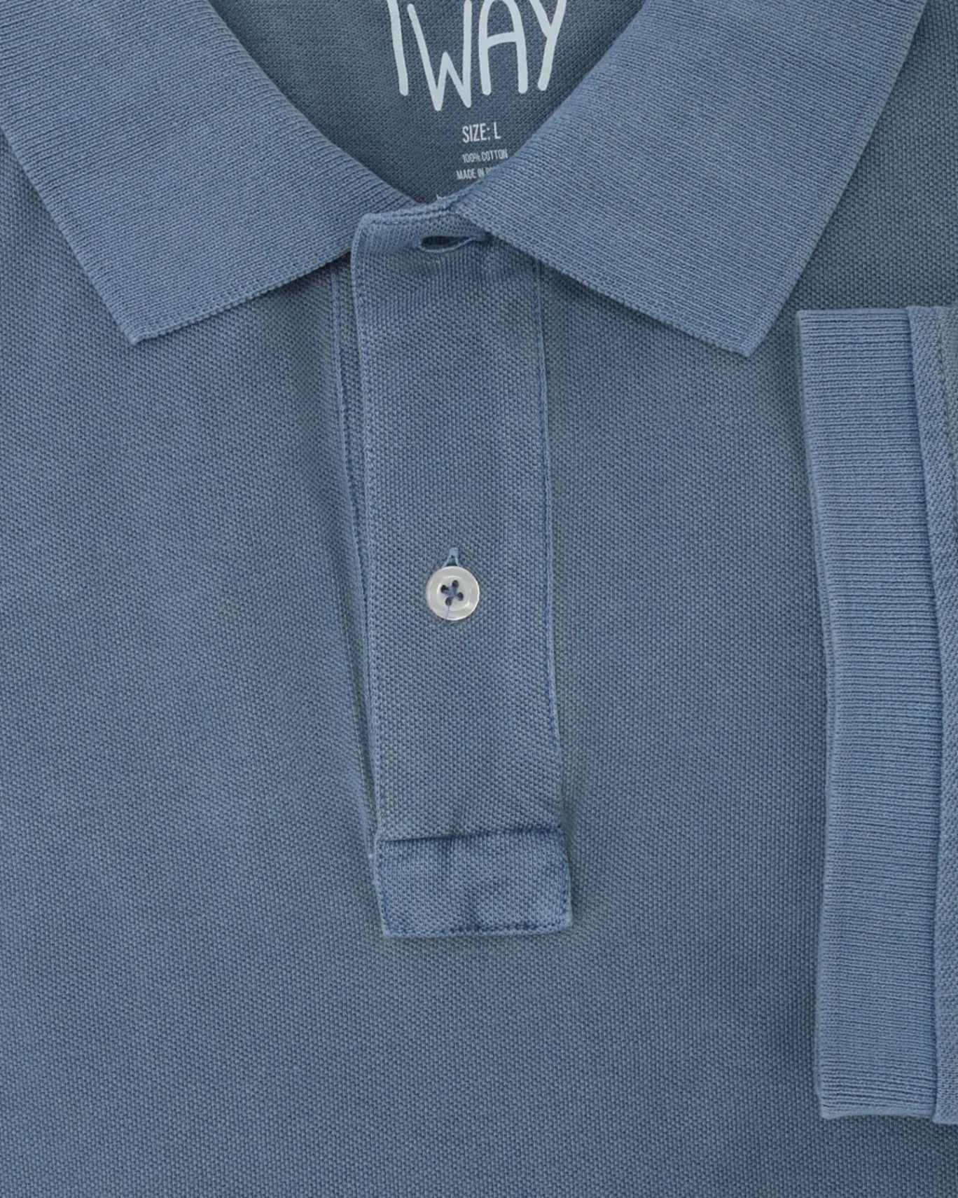 POLO PIQUÉ MANGA CORTA TWAY INDIGO / 3XL