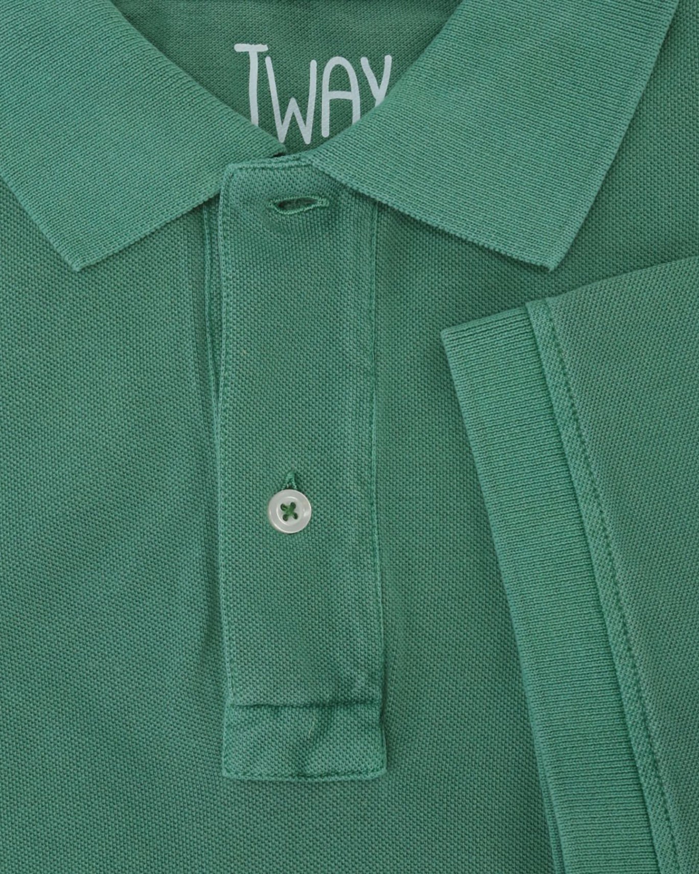 POLO PIQUÉ MANGA CORTA TWAY MENTA / 3XL