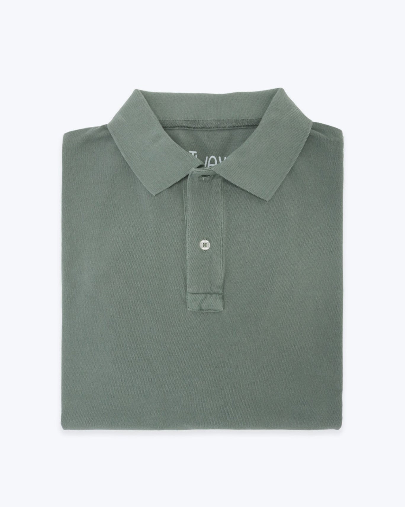 POLO PIQUÉ MANGA CORTA TWAY VERDE SECO / 3XL