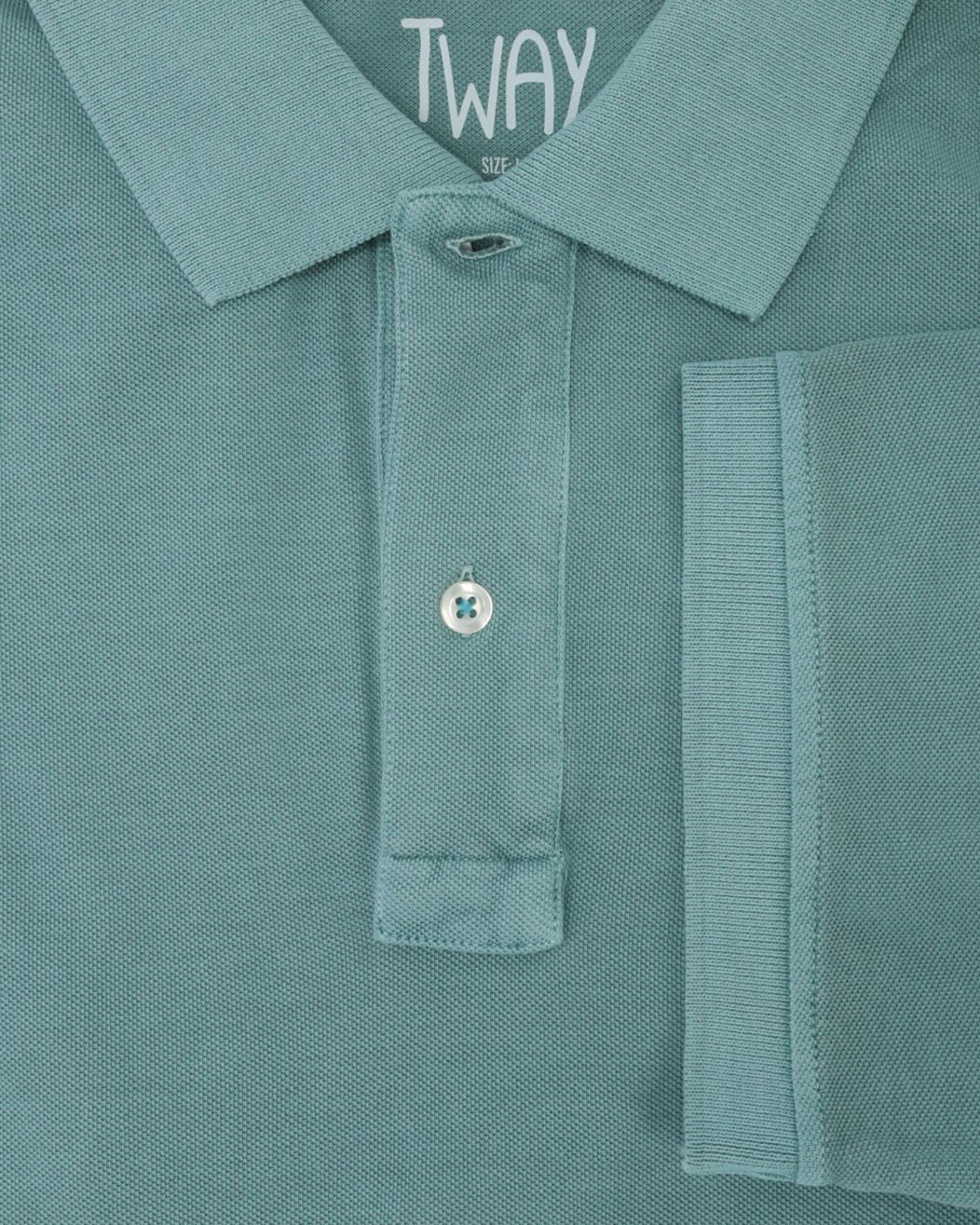 POLO PIQUÉ MANGA CORTA TWAY PETROLEO / 3XL