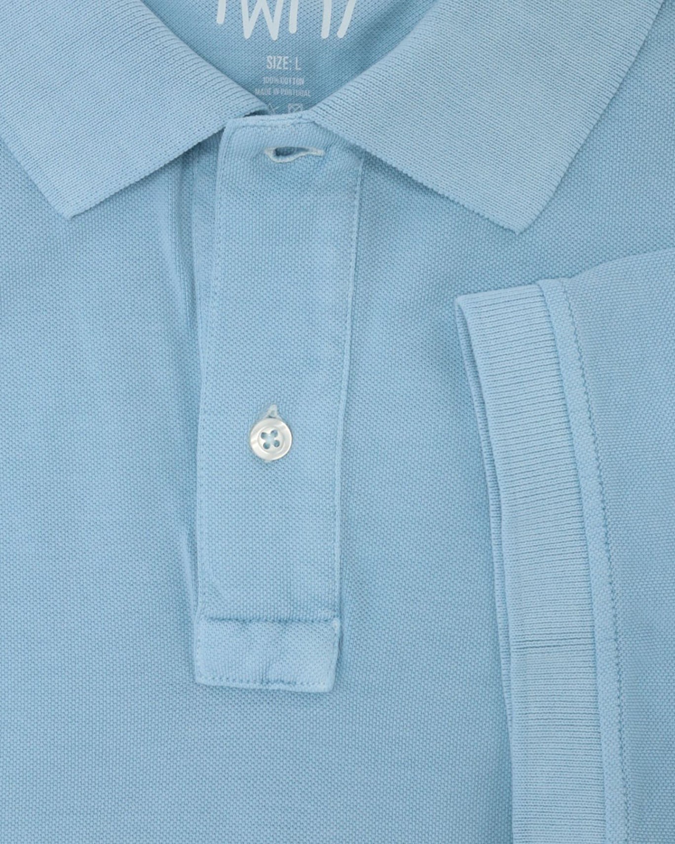 POLO PIQUÉ MANGA CORTA TWAY AZUL CL. / 3XL