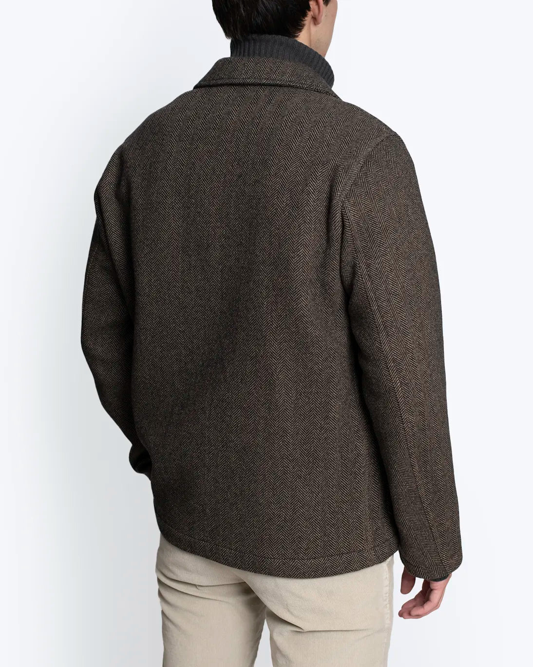 BLAZER DE ESPIGA MARRÓN HARTFORD