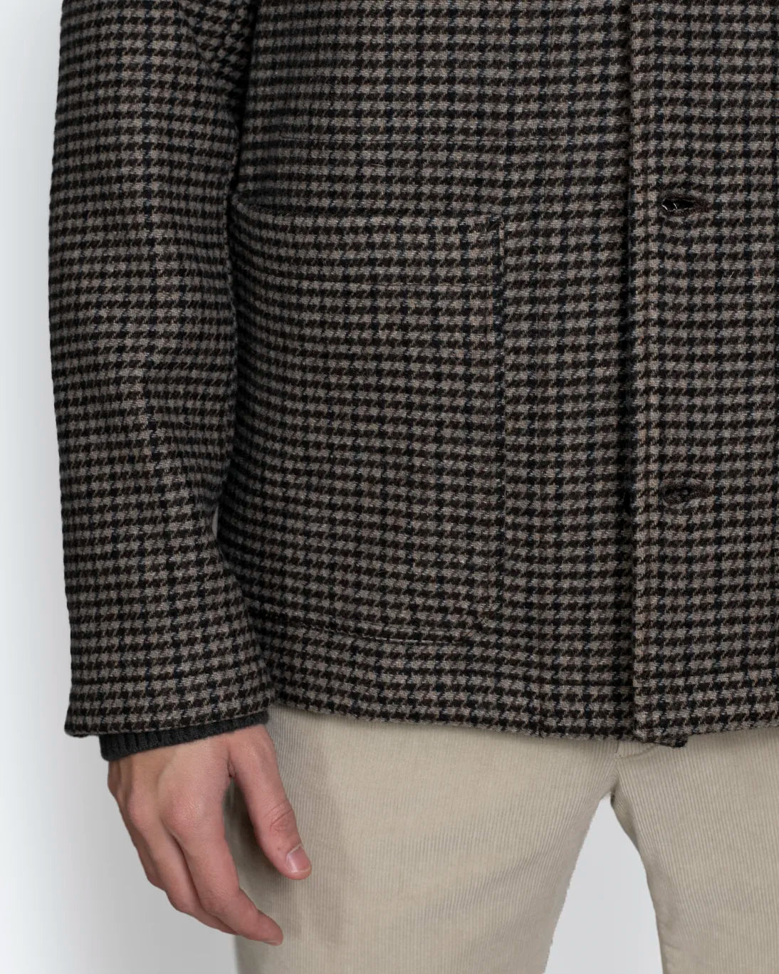 BLAZER PATA DE GALLO MARRÓN HARTFORD