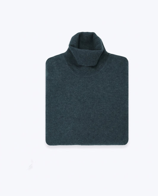 JERSEY DE CUELLO ALTO GRAN SASSO FOR FULHAM (VERDE AGUA OSCURO)