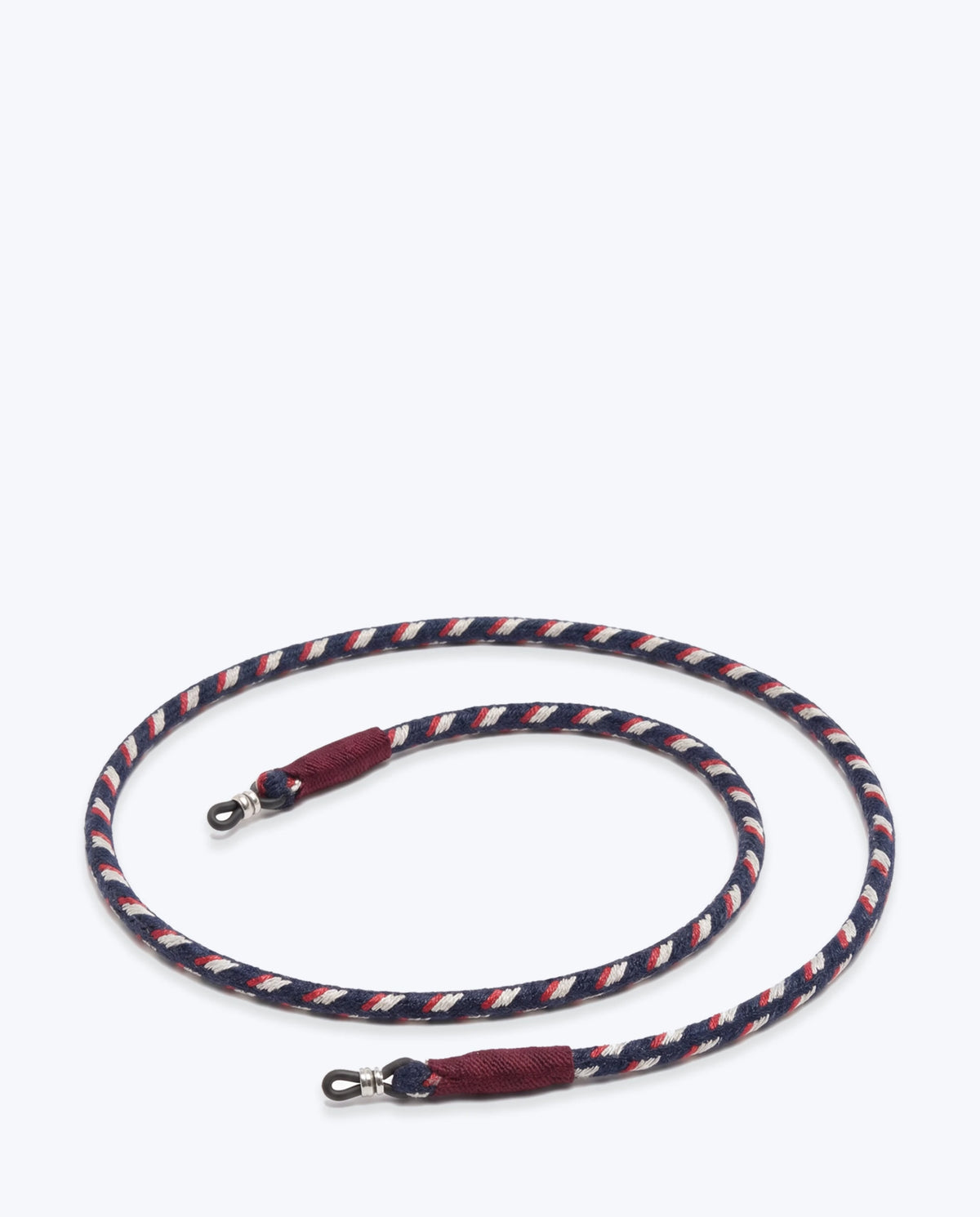 CORDÓN PARA GAFAS BURDEOS, GRIS Y AZUL GUANABANA