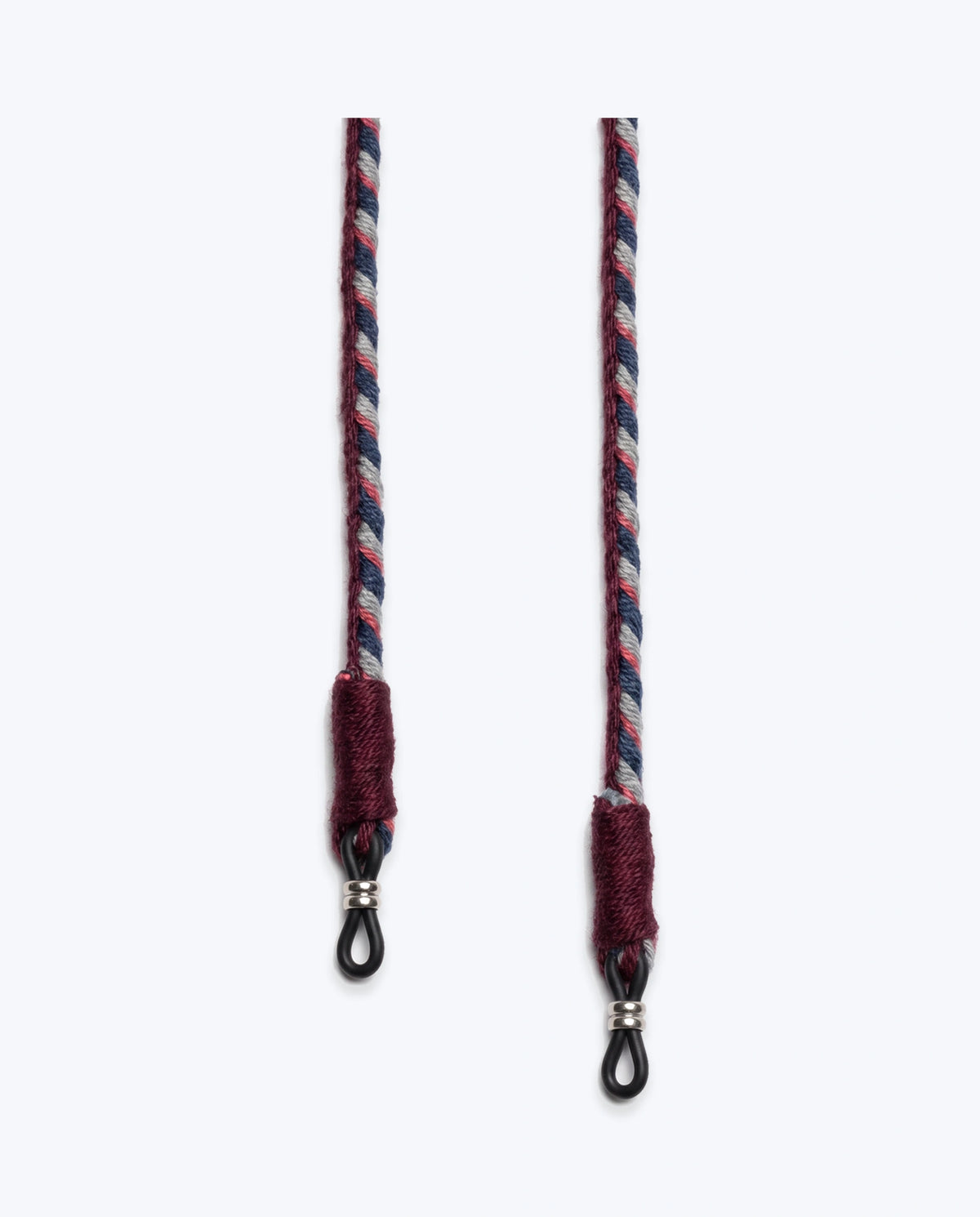 CORDÓN PARA GAFAS BURDEOS, GRIS Y AZUL GUANABANA