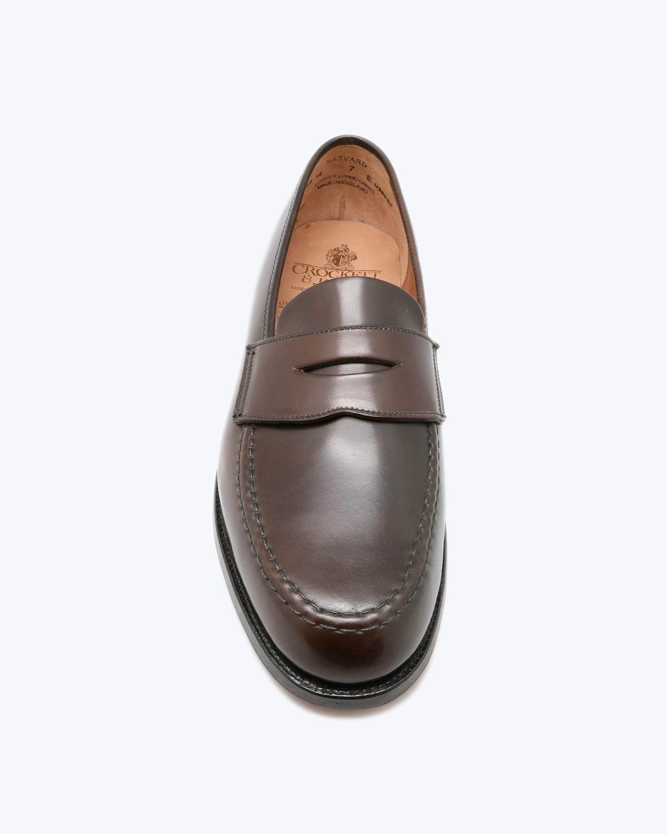 ZAPATOS HARVARD CORDOVAN CROCKETT & JONES DARK BROWN / 11,5